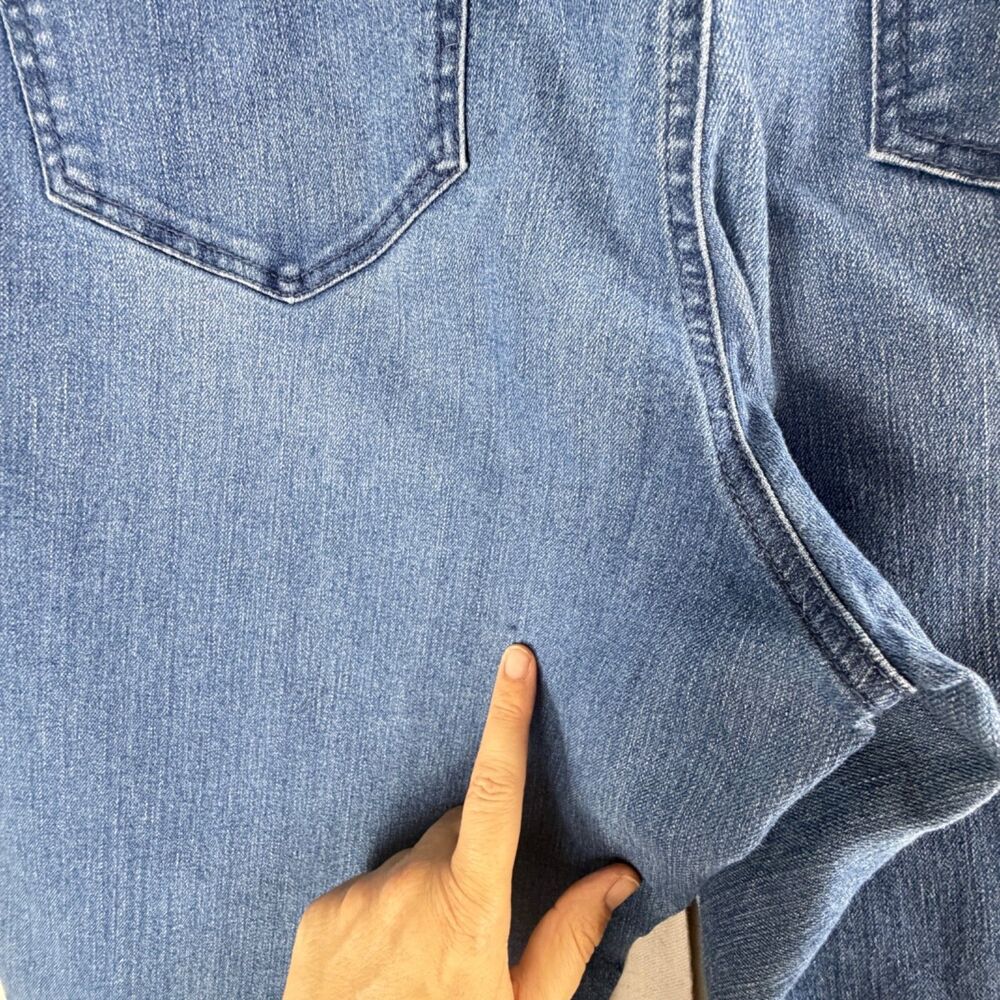 Gloria Vanderbilt Amanda Straight Jeans Womens 20W Blue Stretch Denim Pockets - Picture 2 of 10